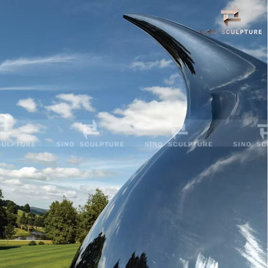 アーティスト向けの高度に研磨されたステンレススチールのカスタム彫刻