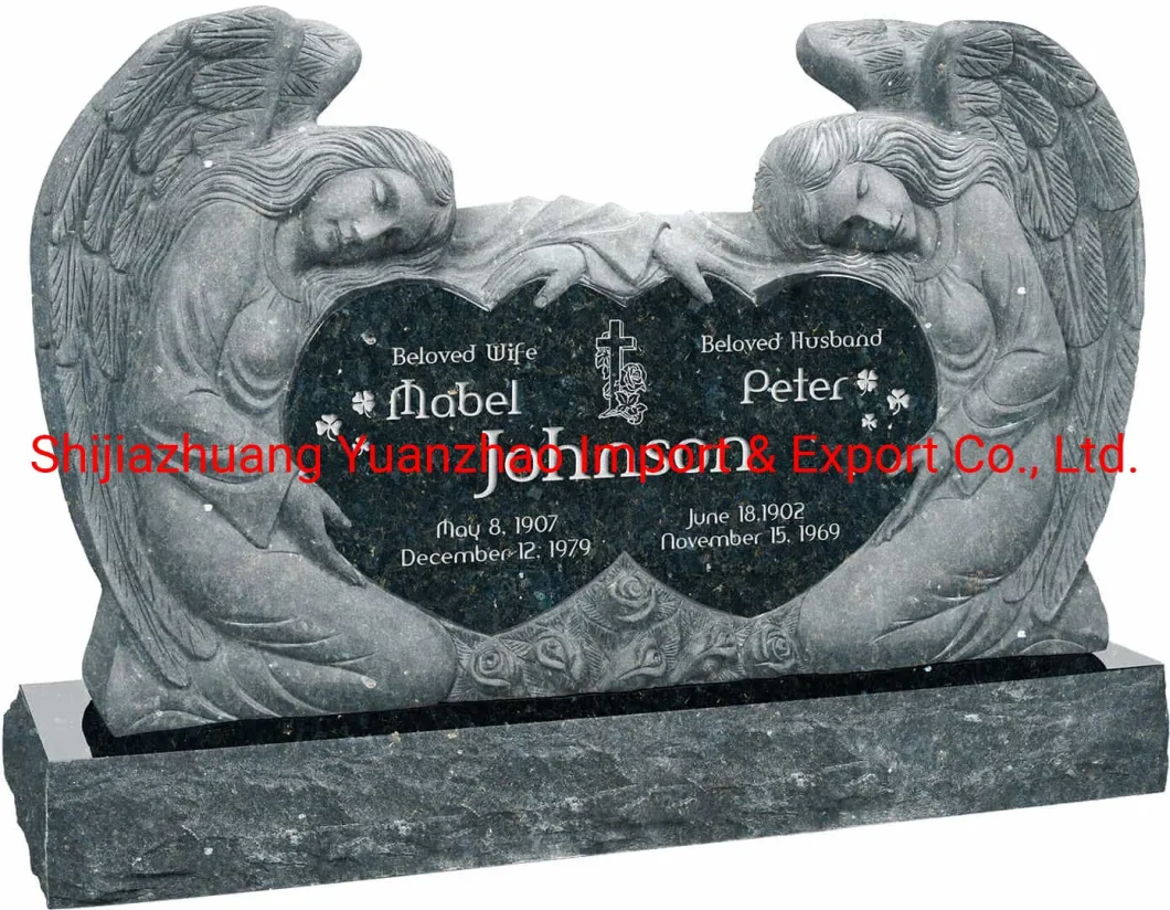 Solemn Hand Made Eternal Memorial Grave Yard Marble Tomb Stone