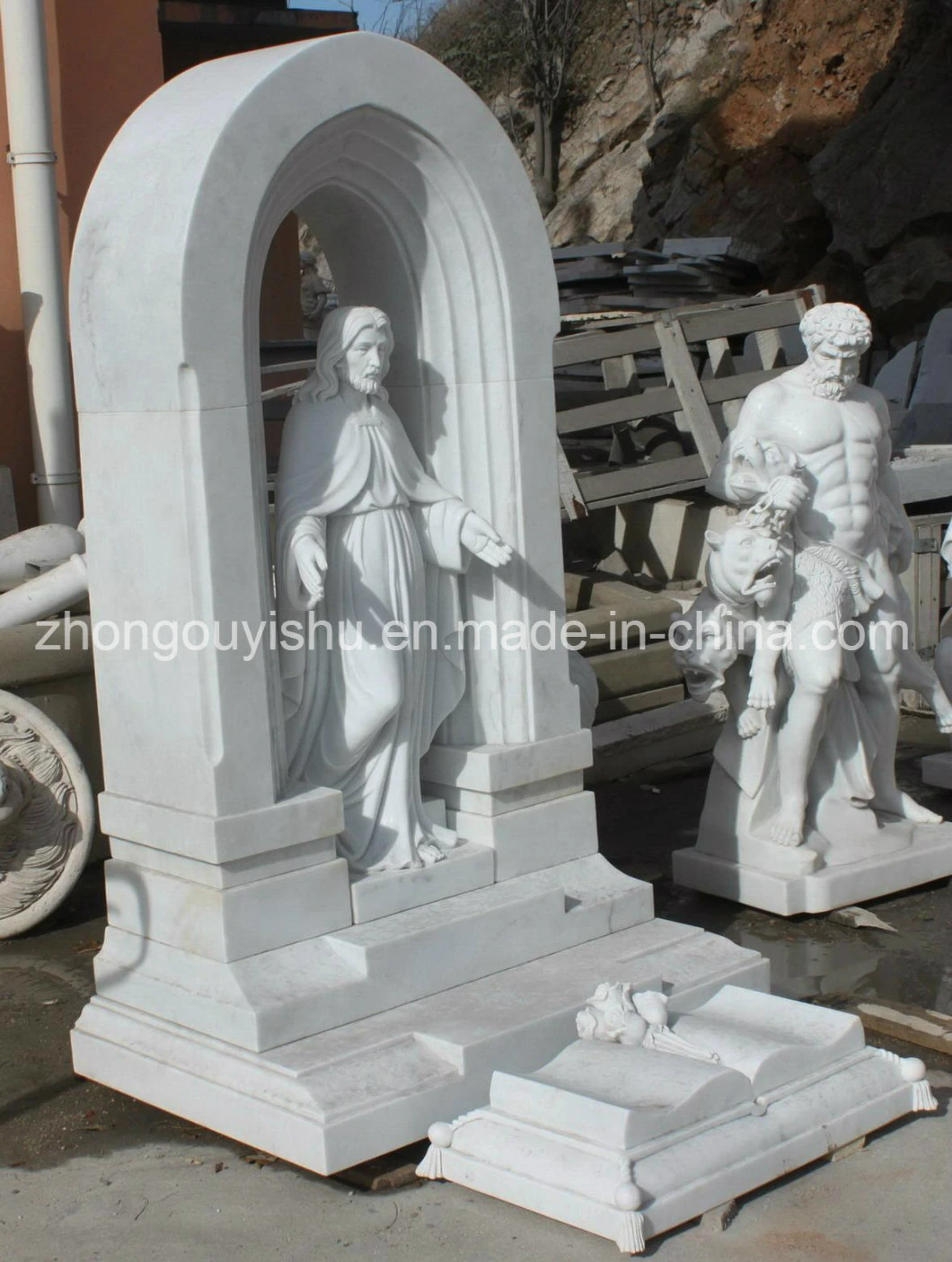 Marble Tombstones with Jesus, Monuments