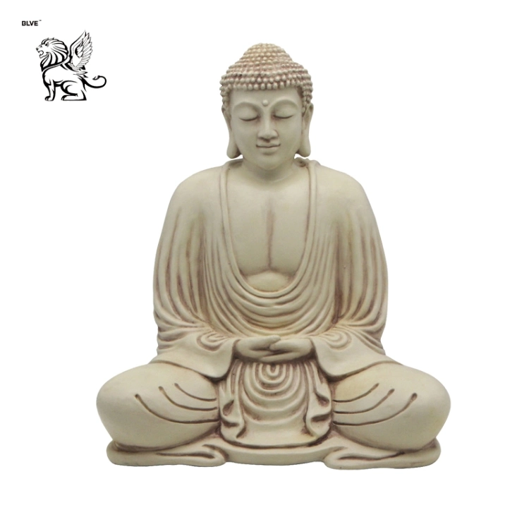 Large Stone Marble Sitting Buddha Statue Sculpture Mfsg-37