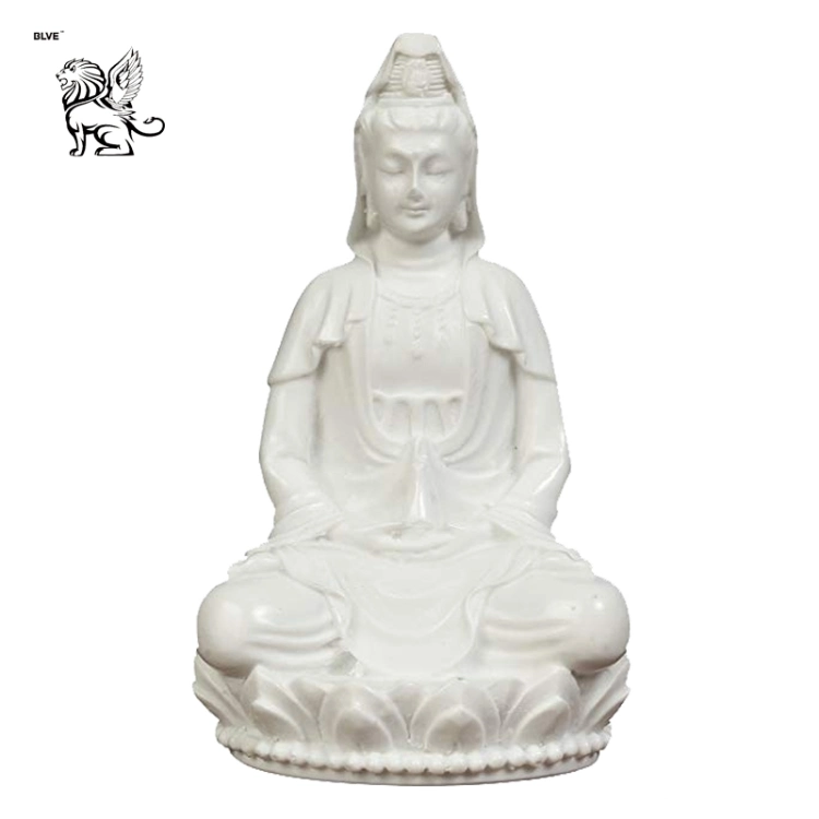 Supplier Buddha Marble Stone Kuan Yin Statue Sculpture Price Mfsg-49